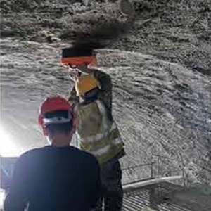 新建包银铁路9标包银二分部甘德尔山隧道质量检测
